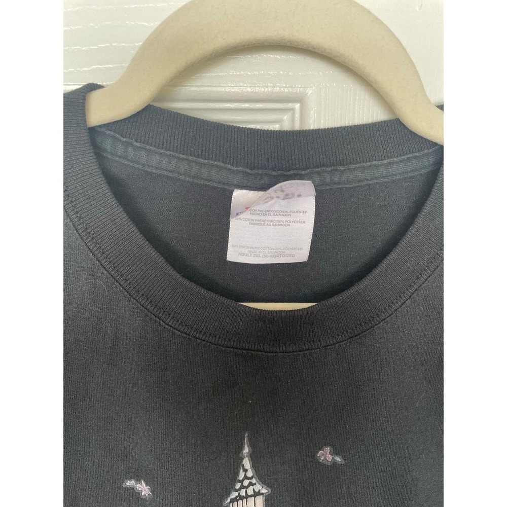 Vintage Hanes Black T Shirt 2xl - Picture 3 of 3